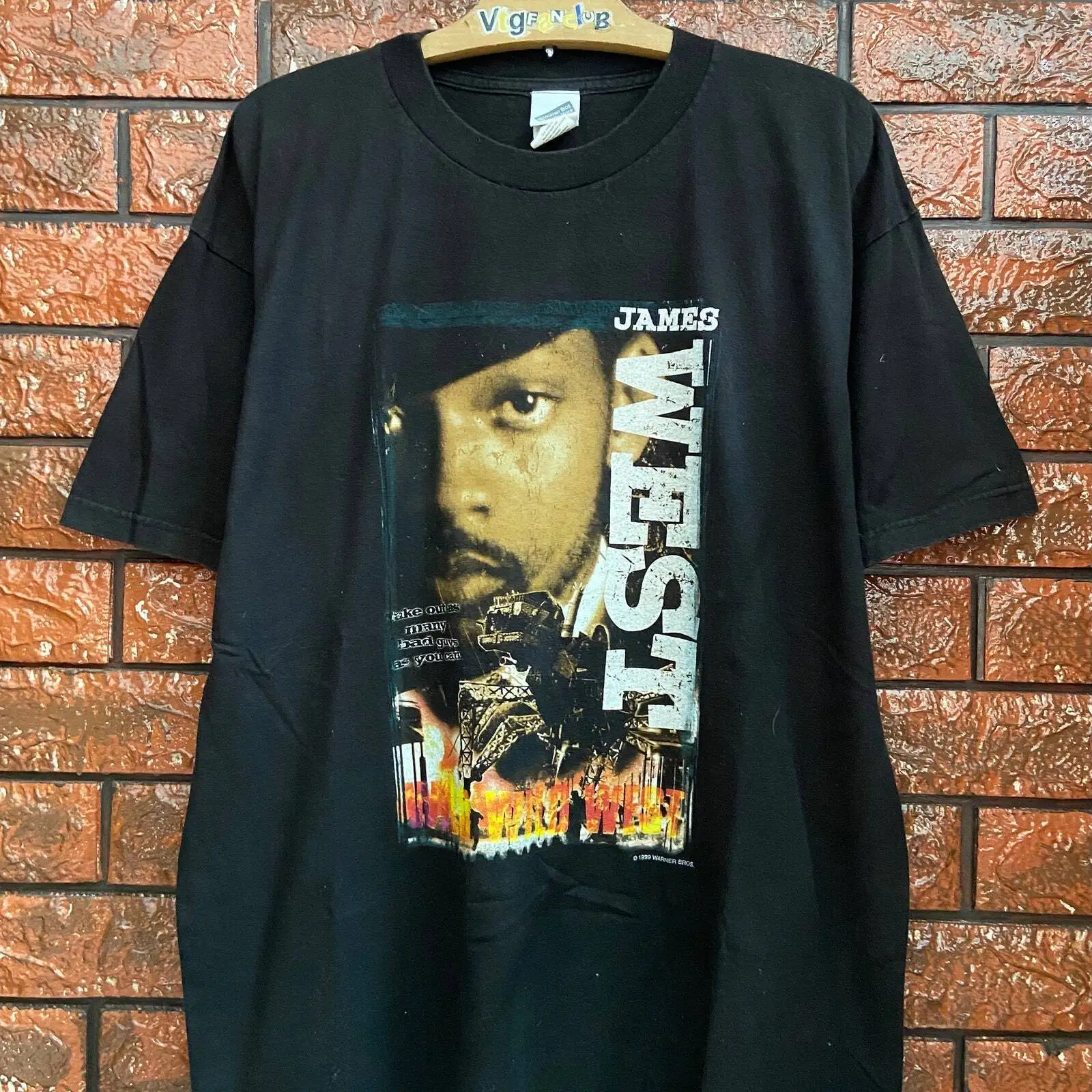 

Vintage 90s The Wild Wild West 1999 Will Smith Action Comedy Movie T Shirt / Pop