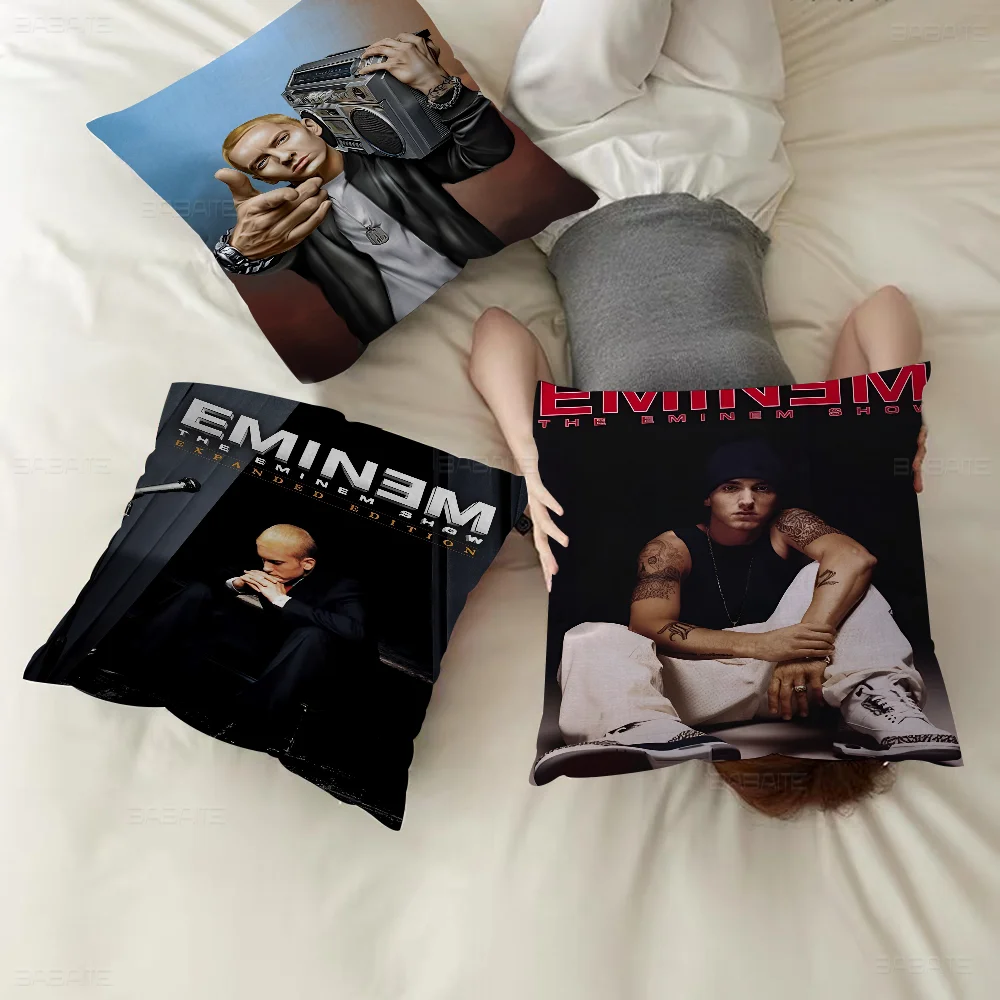 Rapper E-Eminem Cushion Cover Pillowcase Upholstery Sofa Throw Pillow Home Decor Pillowcas