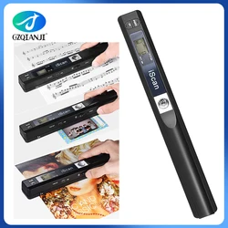 GZISCAN01 Mini Portable Digital Scanner 900DPI Handyscan Portable Wireless A4 Handhold Scanner Pen A4 Document JPG/PDF Scanner