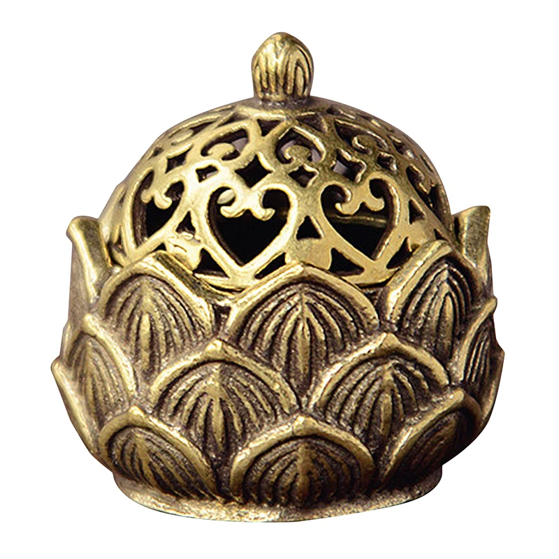 Table Decorative Incense Burner Copper Incenser Holder Censer Desktop Ornament For Shop Office Home