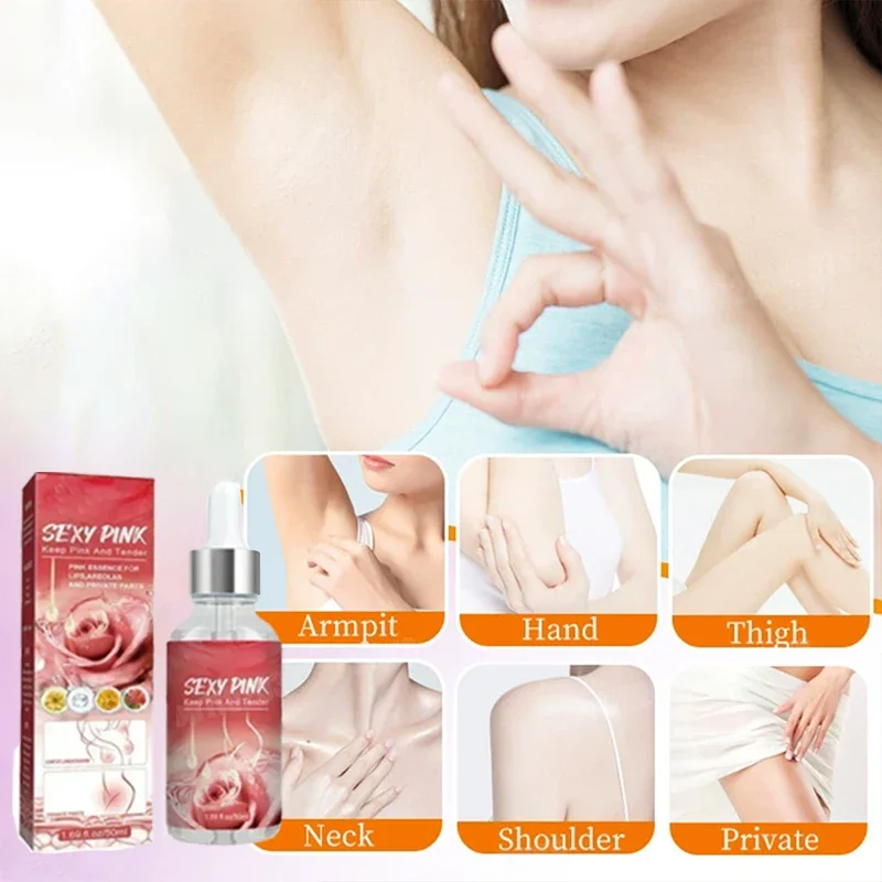 

Pink Sexy Women Essence For Lip Areolas Private Parts Tender Remove Intimate Melanin Skin Care