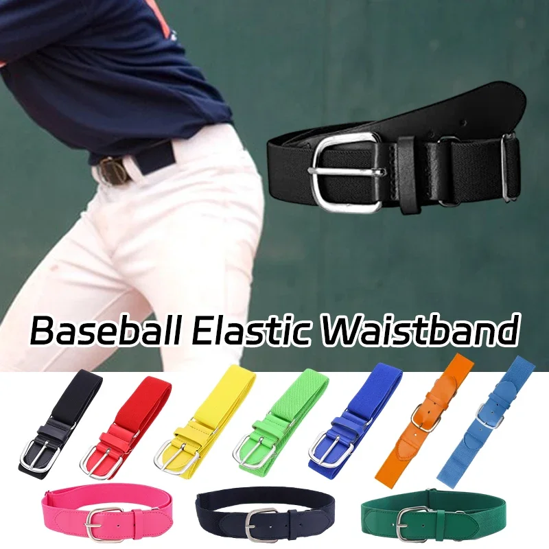 2024 Nieuwe Duurzame Honkbal Riem Elastische Elastische Strakke Herenclub Vrijetijdselastische Riem Sport Meisje Softbal Elastische Losse Riem