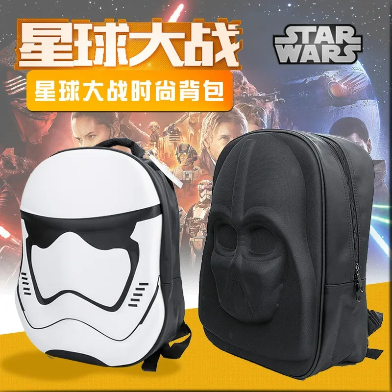 bandai-star-wars-mochila-serie-preta-darth-vader-ataque-do-clone-soldado-sacos-de-escola-mandaloriano-cosplay-papelaria-presente