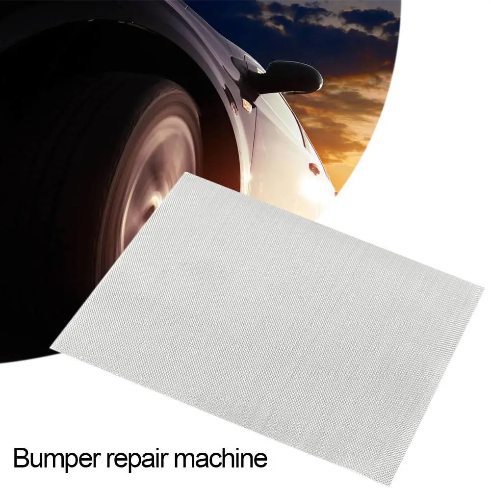 

Car Bumper Steel Repair Net Plastic Crack Repair Hole Repairing Mesh Net For Bumper Body Hood Vents Vehicle Openings O5H0