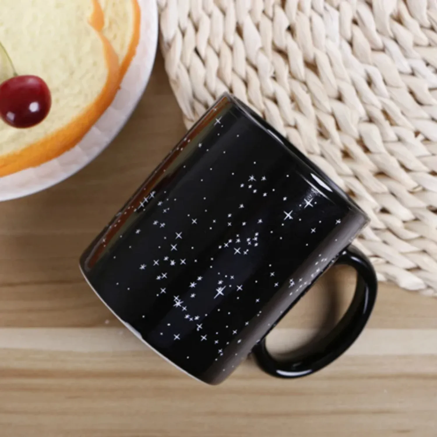 新しいファッション温度感知セラミックマークカップ - 12星座の色変化コーヒーマグ、完璧なクリエイティブギフト