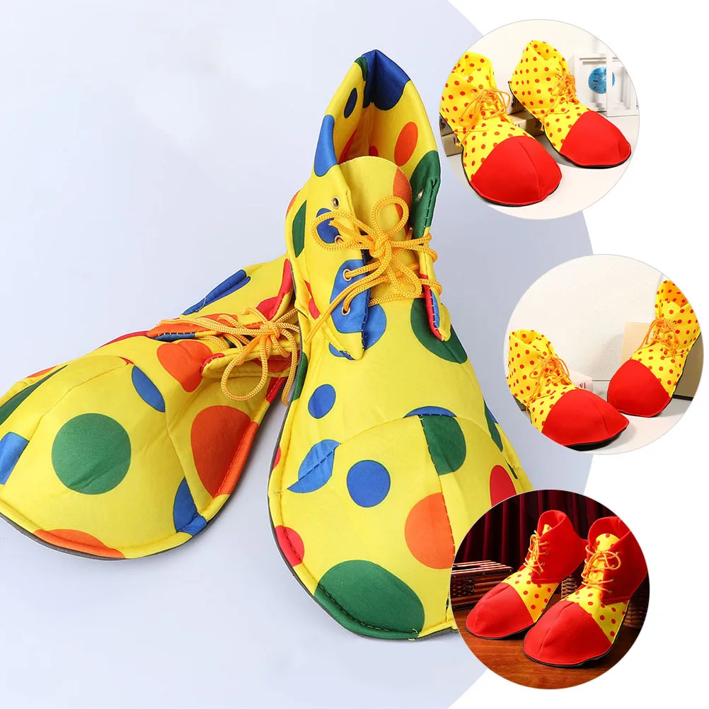 

Clown Shoes For Show Halloween Party Shoes Adult Men Cosplay Costume Performance Props Decorative Circus Footwear