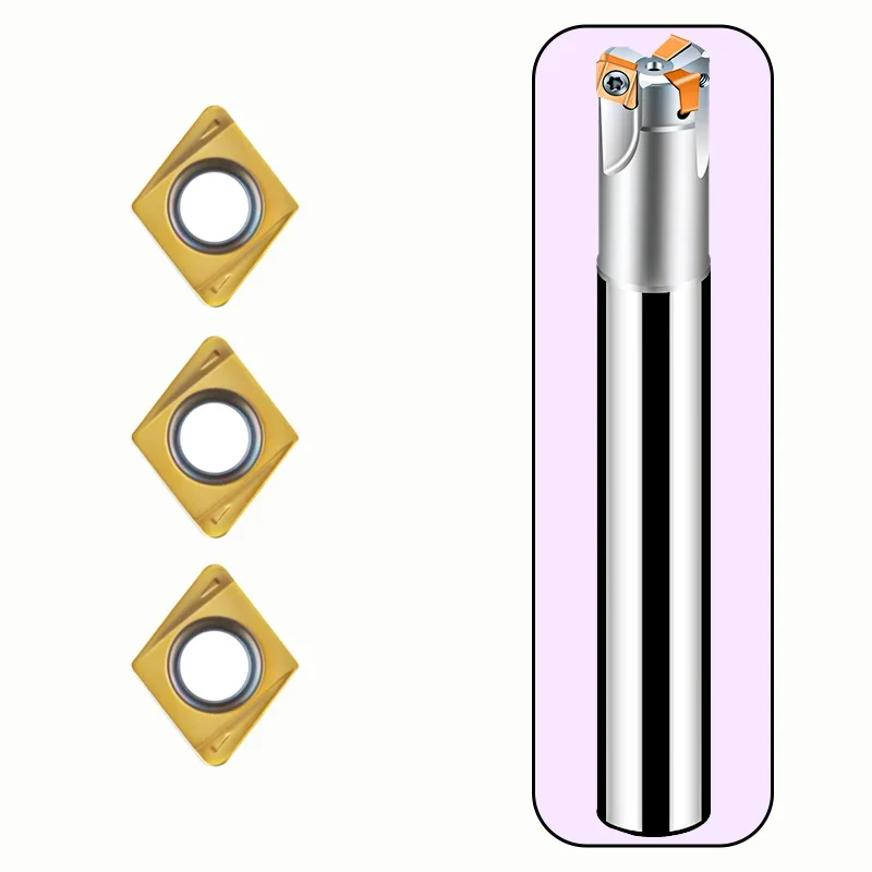 10 pezzi 4NKT 060308 4NKT 040208 Piastre in metallo duro con inserto rapido per sgrossatura CNC 4NKT 060308 040208 Strumenti per la fresatura