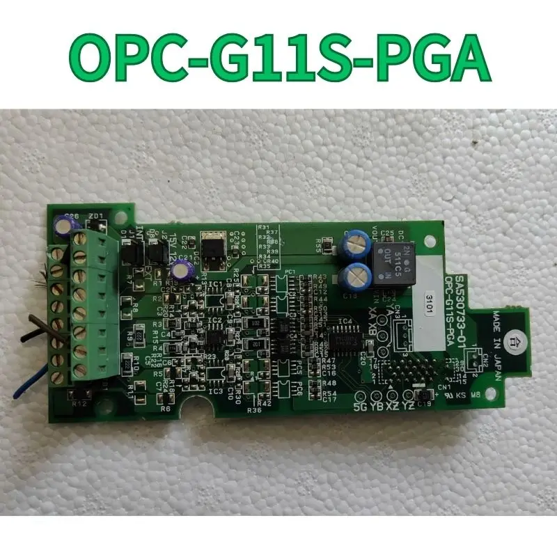 

second-hand SA530733-01 frequency converter PG card OPC-G11S-PGA test OK Fast Shipping