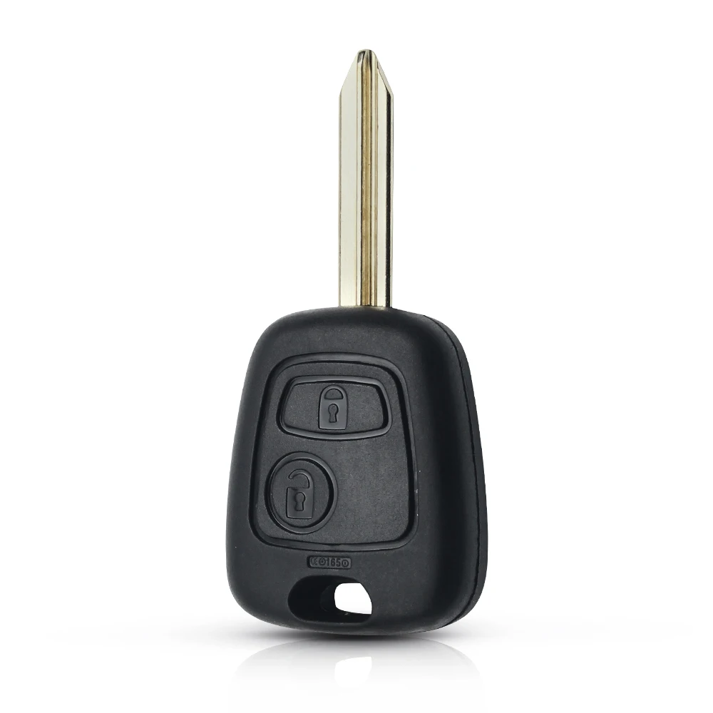 KEYYOU con servizio di taglio 2 pulsanti chiave per auto a distanza 433MHz Chip ID46 per Citroen Saxo Picasso Xsara Berlingo SX9 Blade Key Fob