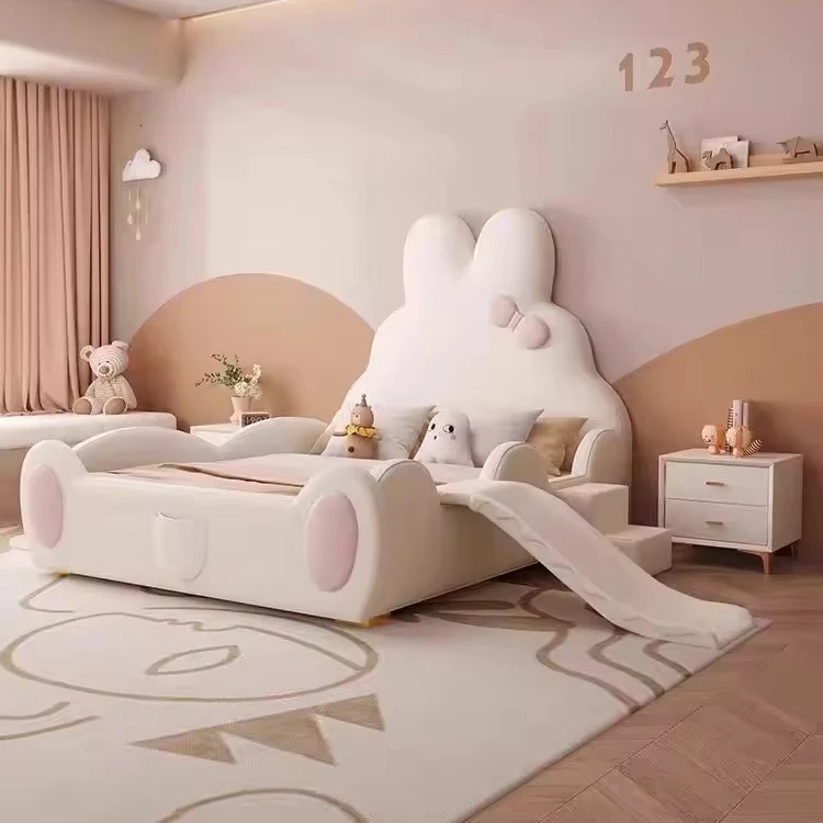 

Wholesale Kids Shop Furniture Modern Children Room Furniture Kids Bedroom Hard Wooden Beds New Designed Kids Furniture Bed