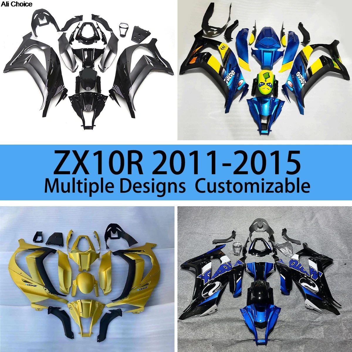 ZX 10R 2011 2012 2013 2014 2015 Fairing Kit for KAWASAKI ZX10R 11 12 13 14 15 Aftermarket Motorcycle Fairings