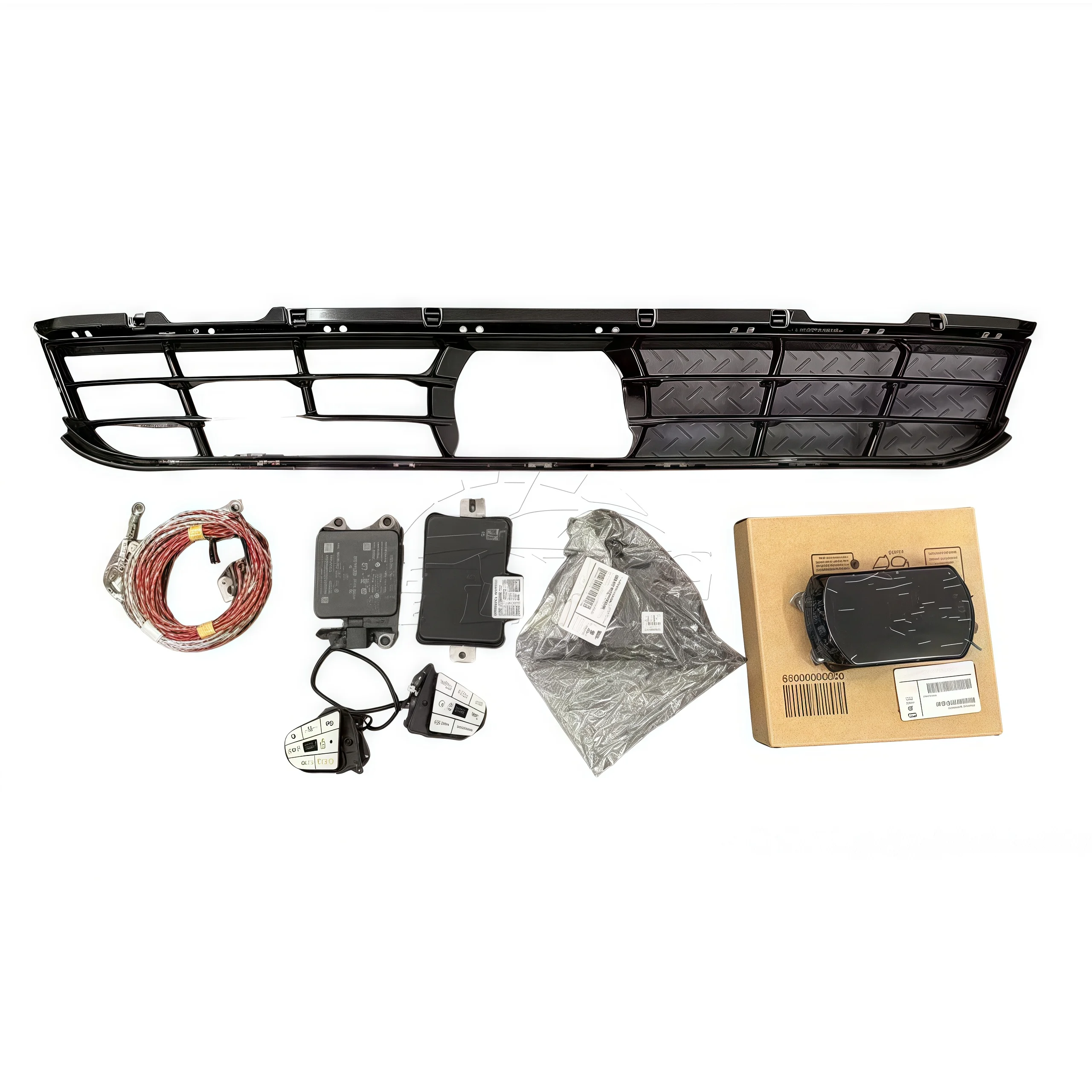 For 5 Series G38 LCI 2020-2022 Lower Center Front Bumper Grille ACC Module Plastic Steering Wheel Switch Radar Computer 5