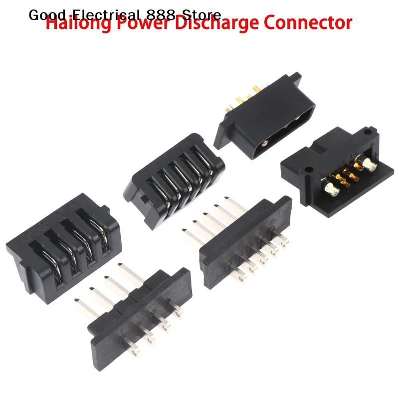 【G】1Pair Hailong Power Discharge Connector 4pins/5pins/6pins Male And Female Ebike Parts Power Plug