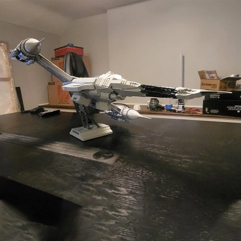 2281 elementów MOC UCS Mandalorian N 1 Starfighter Model do składania, klocki, zabawki do samodzielnego montażu, kreatywne, edukacyjne, prezenty na Boże Narodzenie, urodziny