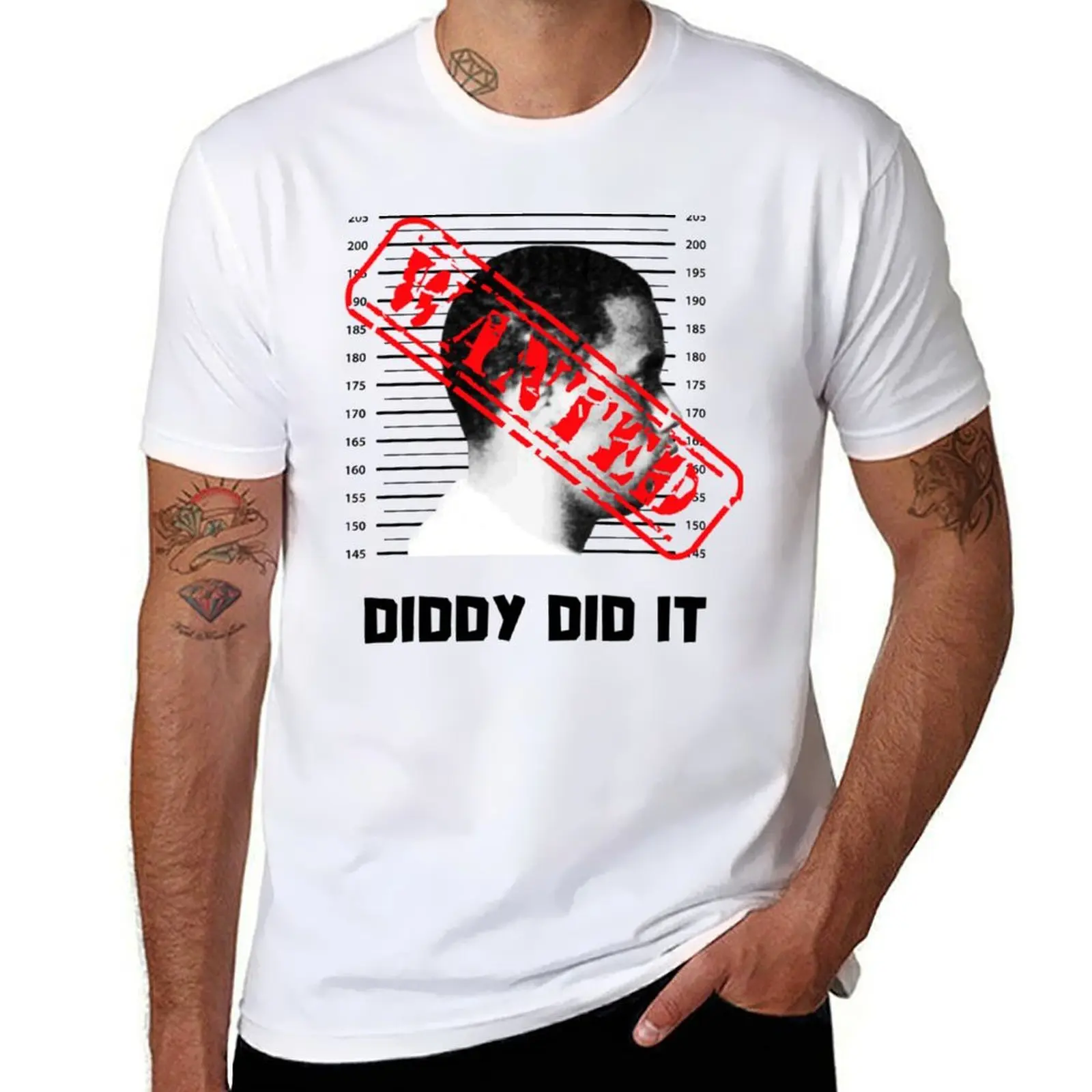 

Diddy Did It For Adults, Gift For Party Lovers T-Shirt anime tshirt men t shirt cotton 100% T-Shirt