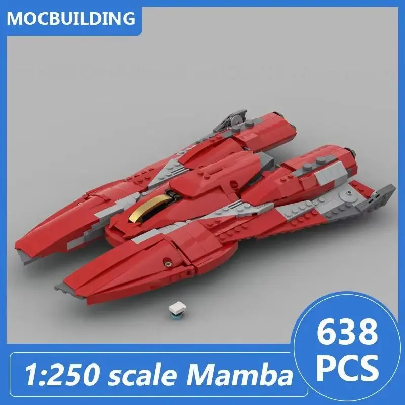 

Строительные блоки MOC, масштаб 1:250, мамба, сделай сам, сборка кирпичей, космическая образовательная творческая коллекция, дисплей, рождественские игрушки, подарки, 638 шт.