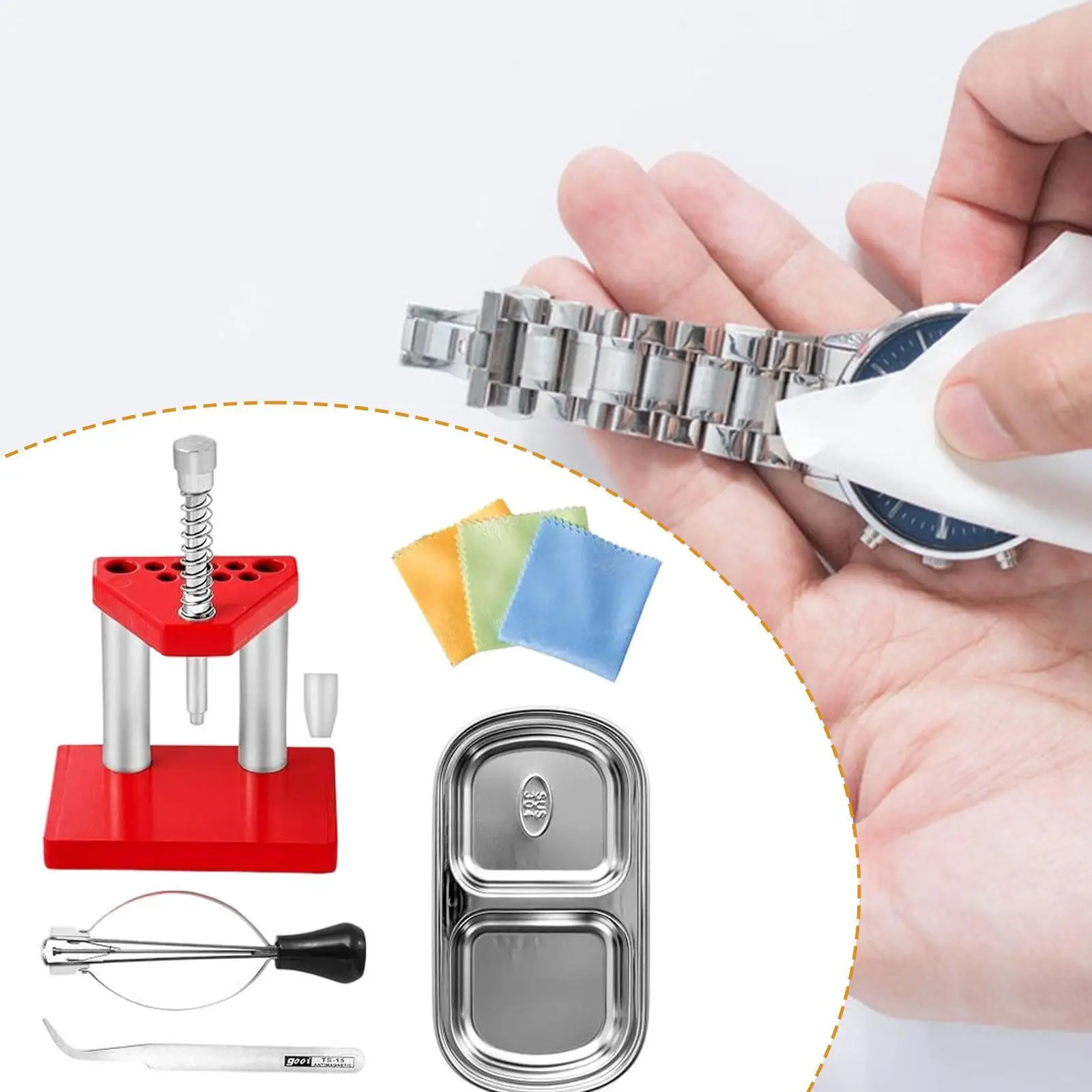 Watch Puller Remover Lifter Puller Portable Pin Installer DIY Enthusiast Fitting