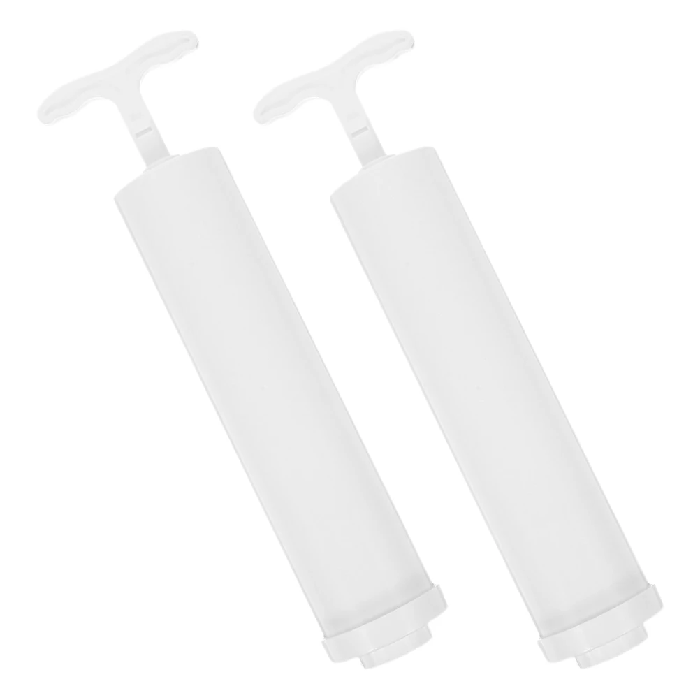 

2pcs Manual Vacuum Pump for Storage Bags Compression Portable Hand Air Pump Spacesaving PVC Plastic Travel Clothes