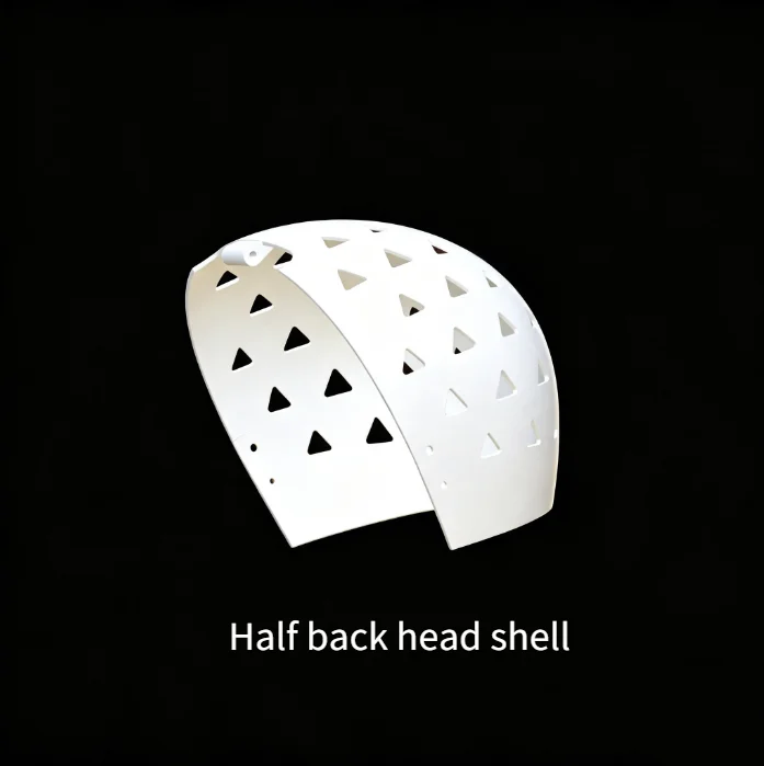 Resin Kig Full Head/Half Head with Lock Anime Cosplay Kigurumi Head Shell、Back Head with Lock A Complete Set DIY Accessories