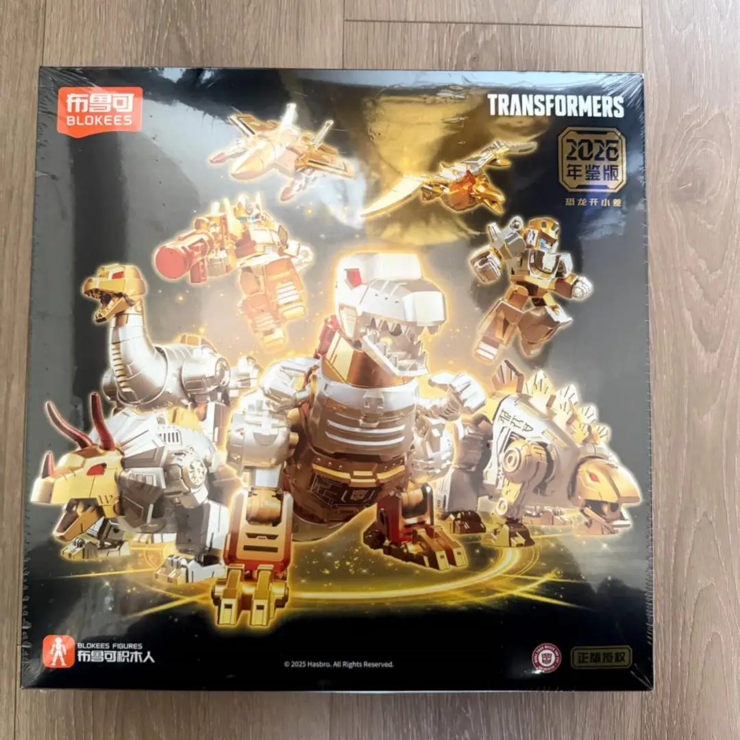 Blokees Transformers 2026 Year Version Optimus Prime Dinobots Swoop Grimlock Skywarp Wheeljack Action Figures Assembled Model