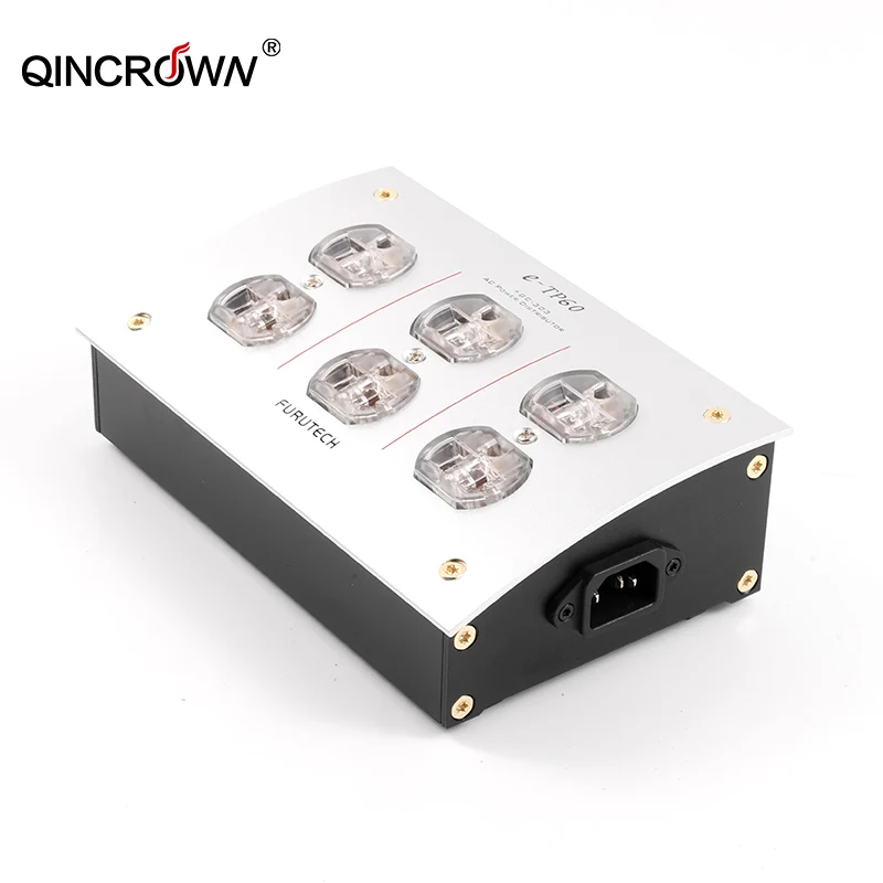 

HiFi Power Purifier 6 AC Outlets 15A US Standard Socket NFC Network for High-Power Home Audio Power Amplifier Power Filter