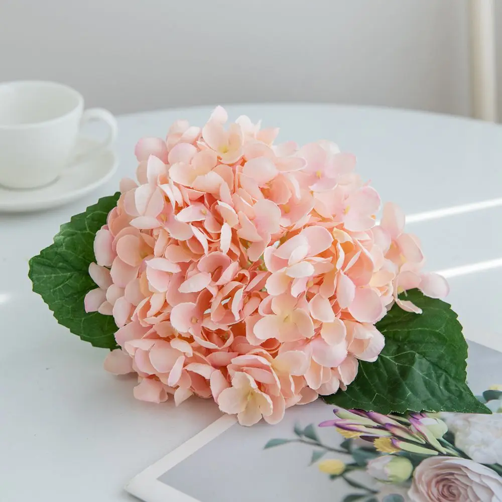 1pc Silk Artificial Flower hydrangea christmas Wedding bridalbouquet Home vase Outdoor garden bonsai Festival DIY gift box Decor