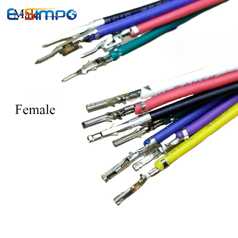 10pcs Micro-Fit MX3.0 43025 43020 3.0mm Male Female Single/Double Terminal Crimped 1007 20AWG 20cm 30cm 50cm Wire Cable Harness