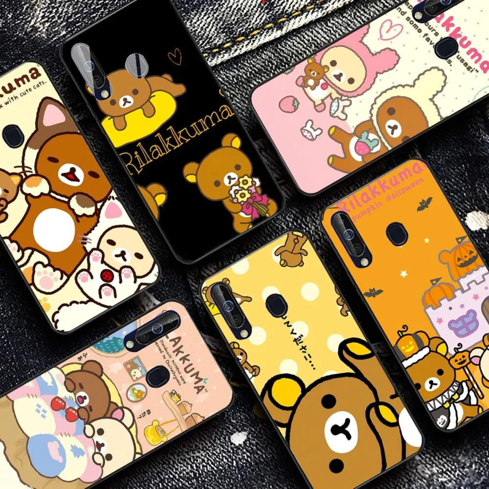 Cute Cartoon R-Rilakkuma Phone Case For Samsung A 10 11 12 13 20 21 22 30 31 32 40 51 52 53 70 71 72 73 91 13 shell