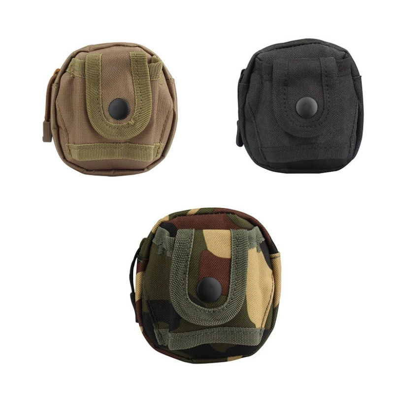 Hunting Molle Bag Slingshot Bag Through The Belt With Hooks Zipper Design Steel Ball Bag