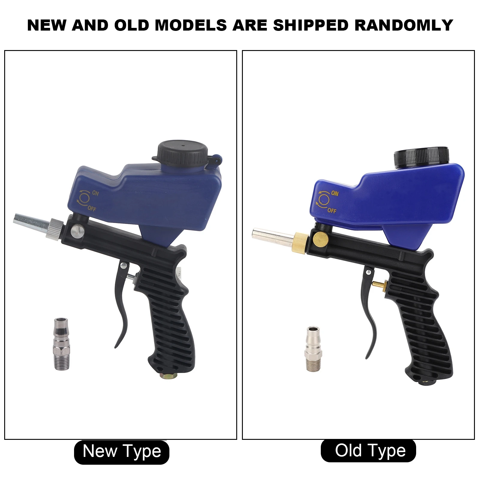 Gravity Feed Sandblasting Gun Air Sand  Spray Handheld Tool 70‑150 PSI 6000RPM Pneumatic  Gun Air Sand  Gun