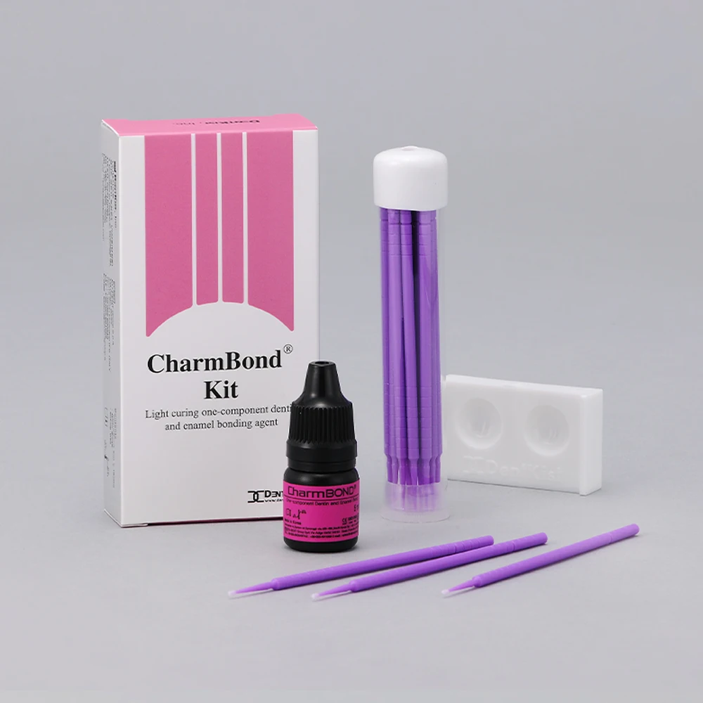 CharmBond Dental Bonding Agent Single Component Strong Adhesion for Dentin Enamel Bond Adhesive One Bottle Dentkist Korea Charm