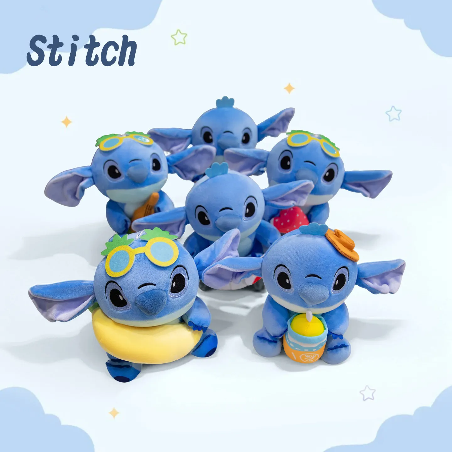 

Hot Cool Summer Disney Peluches Blue Stitch Plush Dolls Anime Toys Lilo and Stitch Stich Plush Stuffed Toys Xmas Gifts for Kids