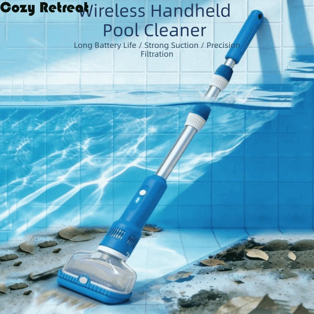 

High-Efficiency Cordless Handheld Sewage Suction Device Modular Cordless 3-in-1 Swimming Pool Device Handheld 3-in-1