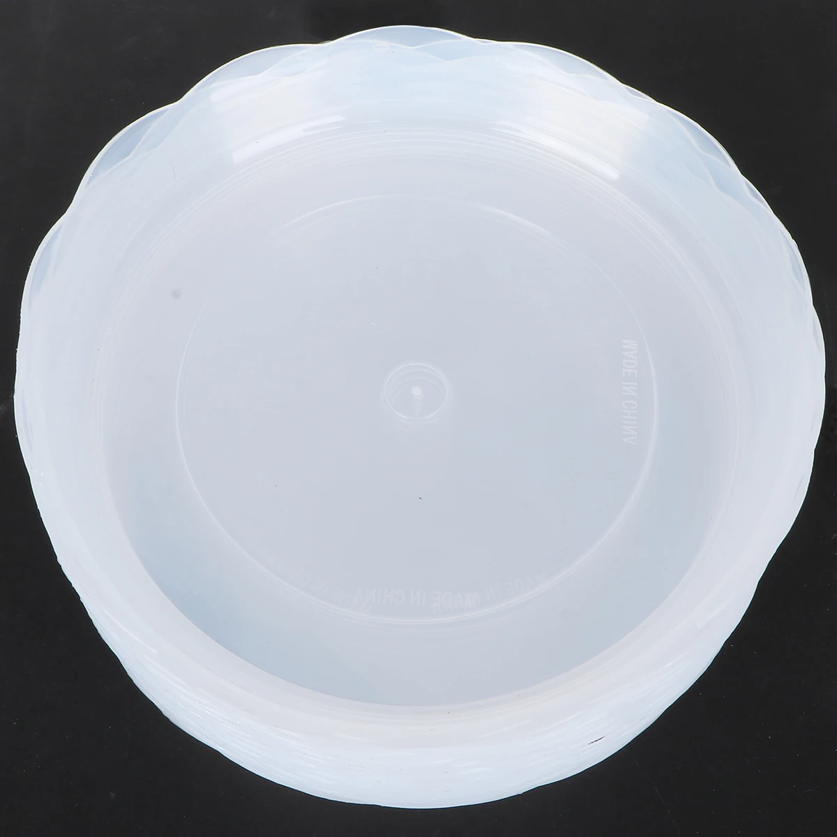 

20pcs Round Planter Tray Flower Pot Drip Base Dish Bottom Saucer Plastic Clear Trays for Plants Pots Bonsai Waterproof Durable