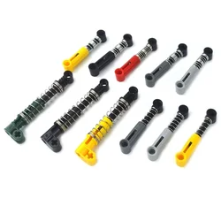 Technical MOC Parts soft hard Spring Building Blocks Self-Locking Bricks Shock Absorber Accessories Spring 18404 76138 76537