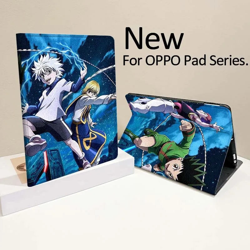 حافظة كمبيوتر لوحي H-Hunters x H-Hunters Art لجهاز OPPO Pad 2 3 4 11 SE X Air 2 Neo Pro 12.1 10.36 11 11.4 13.2 بوصة