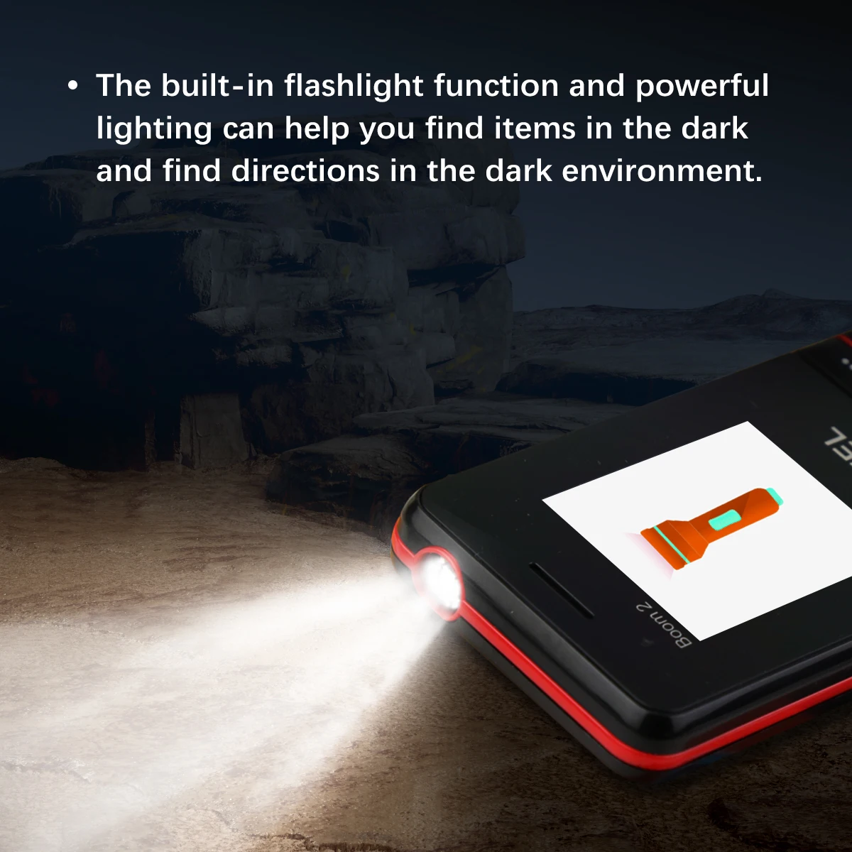 Mktel boom 2 recurso telefone 1.77 "display 1800mah bateria mp3 mp4 rádio fm duplo sim dupla espera alto-falante tocha telefone sênior