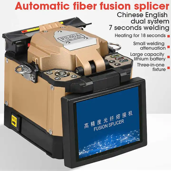 Fiber Optic Splicer Fiber Optic Fusion Welding Splicing Machine FS-60A Fiber Optical Fusion Splicer