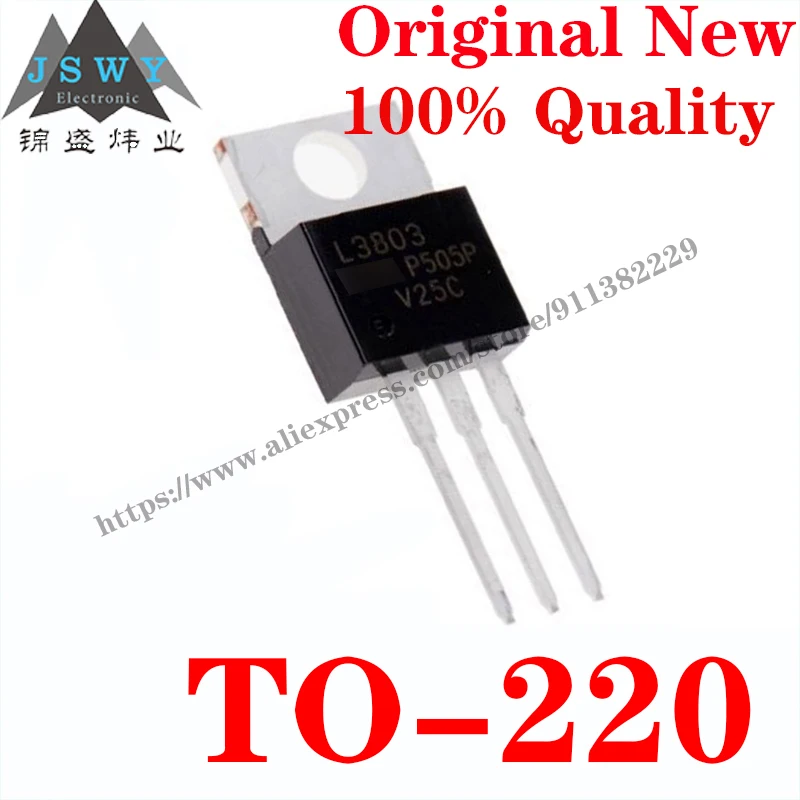 

10~100 PCS IRL3803PBF TO-220 Discrete Semiconductor Transistor MOSFET IC Chip With the for module arduino Free Shipping L3803