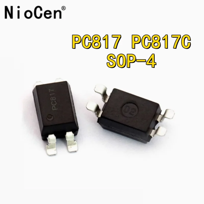 (10 pieces)PC817 PC817C Optical Isolator/C-level/Optocoupler SOP-4 IC Chip