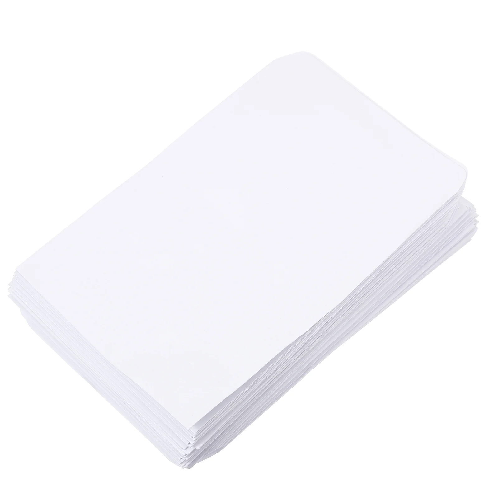 100Pcs Cash Envelopes Blank Paper Envelopes Bills Envelopes For Money Office Business Letter Office File Bag White