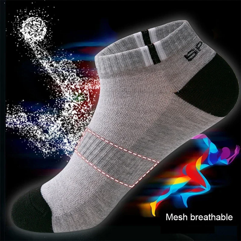 

5 Pairs/lot Spring Autumn Men's Long Tube Cotton Socks Men Sweat-absorbent Casual Deodorant Sports Socks Meias Wholesale
