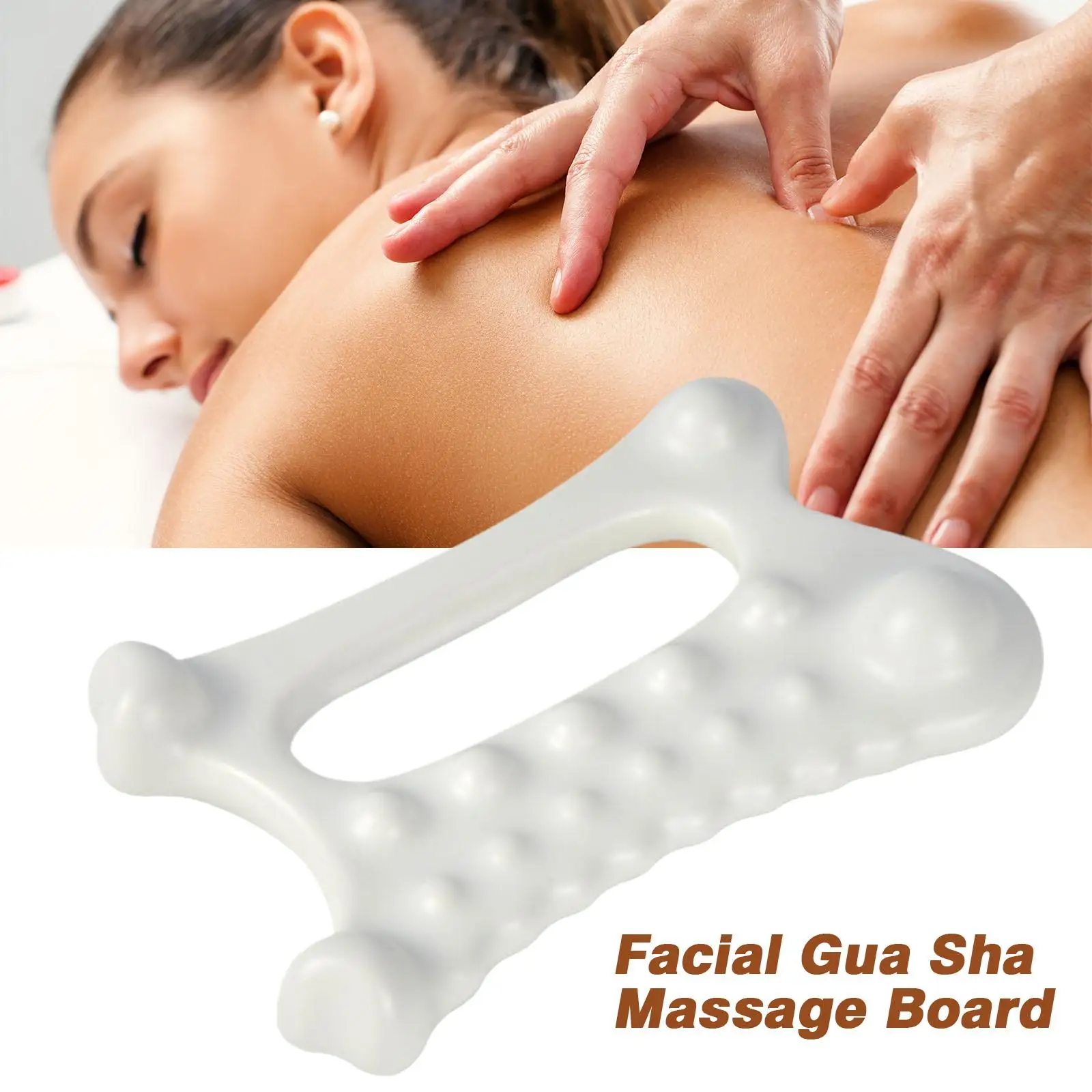 

1PC Facial Gua Sha Massage Board Ceramics Reduce Fat Static Free Portable Full Body Scraping Plate for Women Adults