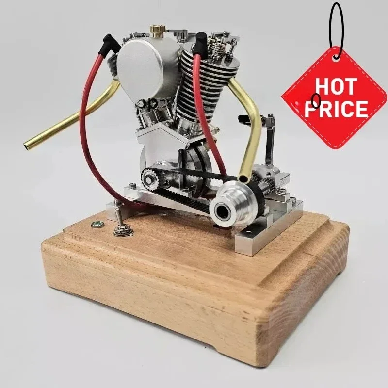 Sublimation Blanket Motorcycle Engine with Pedal Start V-type Dual 4-stroke RTR Engine NIB