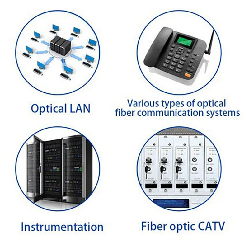 【จัดส่งที่รวดเร็ว】1M/3M/5M/10M/20M SC/UPC-SC/UPC สายแพทช์ไฟเบอร์ออปติกสายจัมเปอร์ Simplex 9/125 Single Mode Extension Patch Cabl