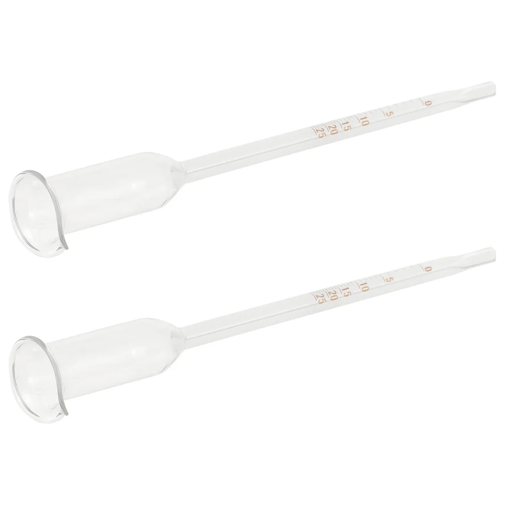 

2Pcs Home Brew Alcohol Hydrometer Glass Dual Scale Alcohol Content Measurement Device for Wine Beer Alcoholmeter Tester