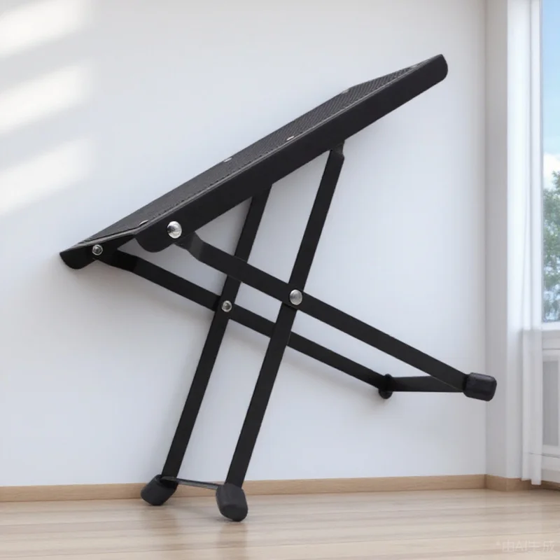 

Sturdy Foldable Guitar Footrest Stool Ergonomic Guitar Foot Stool for Classical Acoustic Guitarists Musician Accessories