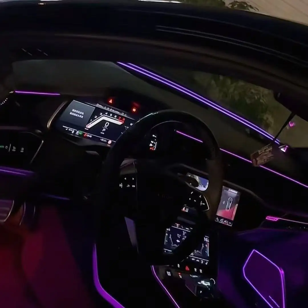 Car Interior Ambient Light System with Music Rhythm Mode
