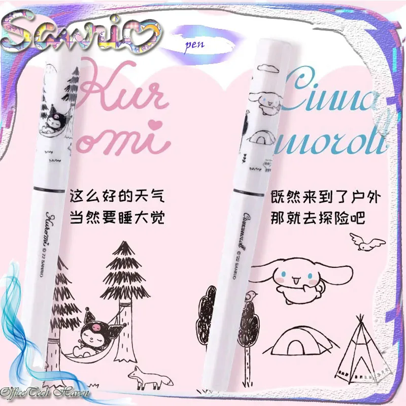 Sanrio kotak hadiah alat tulis sekolah, pena latihan kaligrafi eksklusif, pena Meteor kecil Platinum Jepang, kotak hadiah alat tulis sekolah