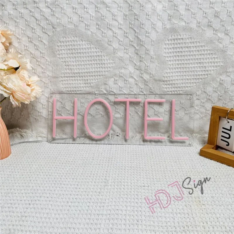 HOTEL LED Neon Signs Light Up Open Sign Walls Window Art Decor for Shop Bar Hotel Restaurant Retail Store Party Pub - view 4